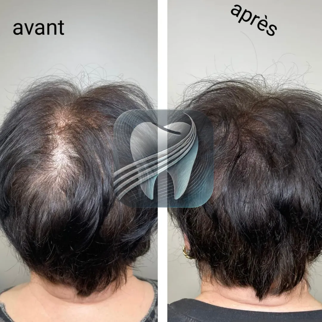 Avant/après greffe de cheveux — patient Elybe Clinic, Turquie